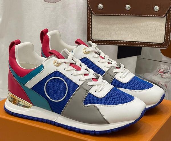 

lvity designer sneakers leather casual run away shoes women men shoe genuine leathers fashion mixed color b rwgx, Black