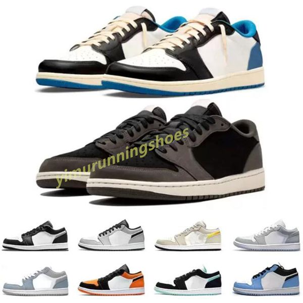 

2022 jumpman low 1 unc basketball shoes 1s mocha men women bred toe twine shattered backboard mens trainer sports sneakers without box 36-44