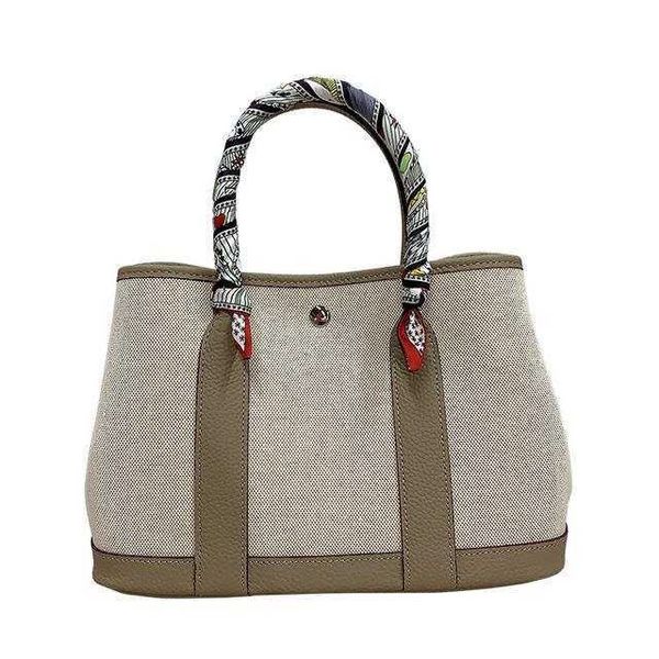 

factory wholesale designer h ormes totes handbags 2023 new leather womens bag litchi pattern garden simple canvas tote mommy portable onesho