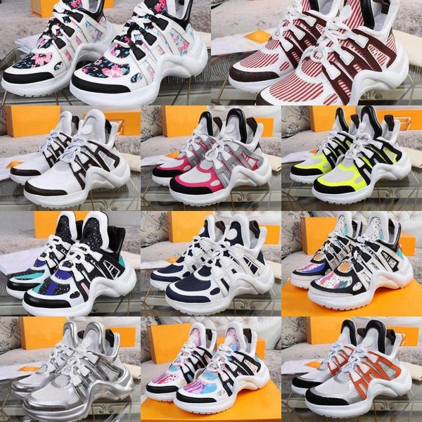 

llv trainer with box designer archlight casual shoes arched platform sneakers women running black white grey sports womens louiseitylvsviuto