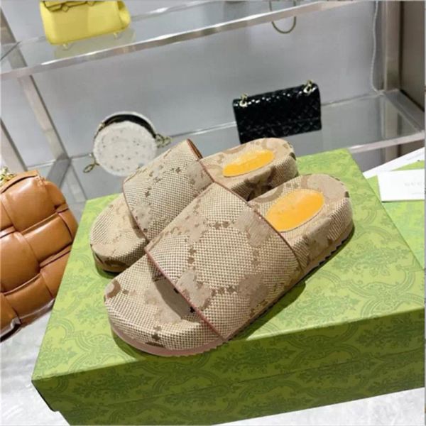 

with box fashion woman sandal beach thick bottom slippers platform women shoes alphabet lady sandals leather high heel slippers jo, Black