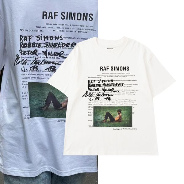 

23ss summer usa casual cotton tee ps print europe t shirts short sleeve men women plus size tshirt, Black;brown