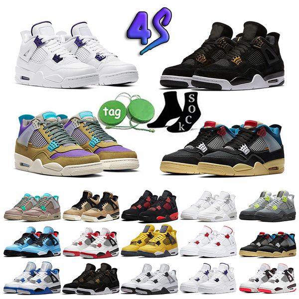 

2023 jumpman 4 4s mens basketball shoes military black cat canvas university blue red thunder cactus jack 4 4s men women trainers outdoor sp