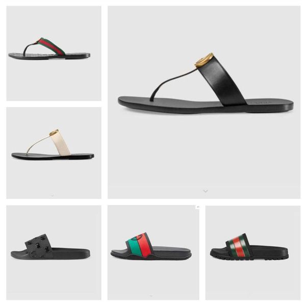 

sandals 2022 women slipper summer rubber sandals beach slide fashion scuffs slippers indoor shoes size eur 35-45 with box home011 02 upmgr, Black