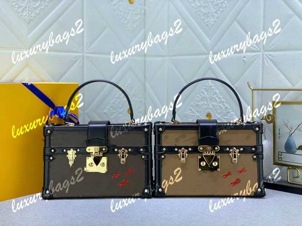 

designer luxury shoulder bag woman handbag nicolas ghesquieres m46309 case box genuine leather fashion women messenger purse crossbody poche