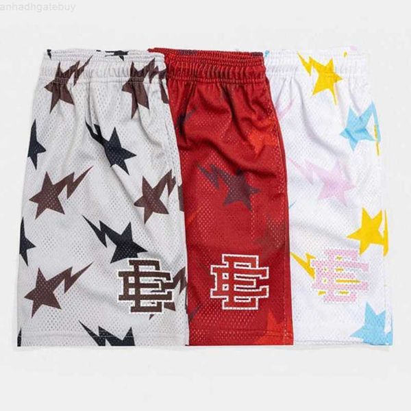 

ee fashion men's luxury shorts eric emanuel basic new york city skyline men women jog pants loose casual fitness muscle sports beach sh, White;black