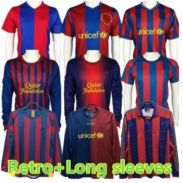 

1899 1999 retro barcelona soccer jerseys barca 96 97 07 08 09 10 11 xavi ronaldinho ronaldo rivaldo guardiola iniesta finals classic long sl, Black;yellow