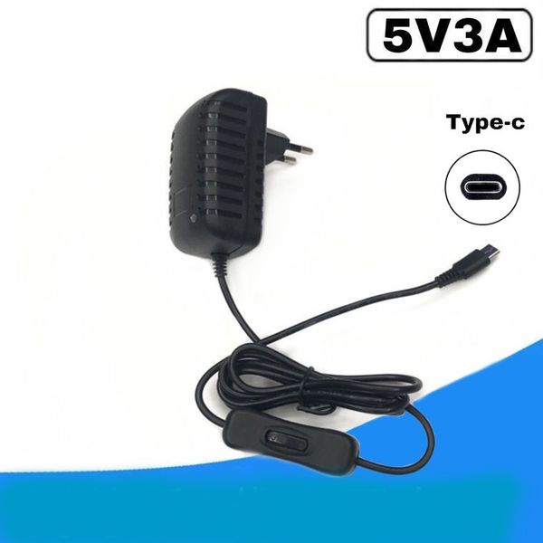 

50pcs/lot type c power adapter 5v 3a supply charger for tablet pc converter