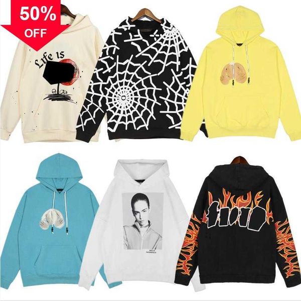 

sgmt mens black hoodie sweatshirts designer pullover fashion women sweatshirt hooded quality angel sweater fluff print plus size autumn