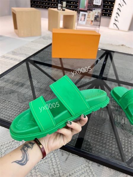 

2023 designer sandals men pattern bone slippers foam mens slide slipper slides size38-45 rd220613, Black