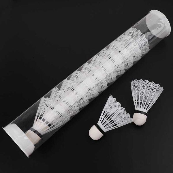 

badminton shuttlecocks 12pcs white badminton plastic shuttlecocks indoor outdoor gym sports accessories badmington shirt multicolor badminto