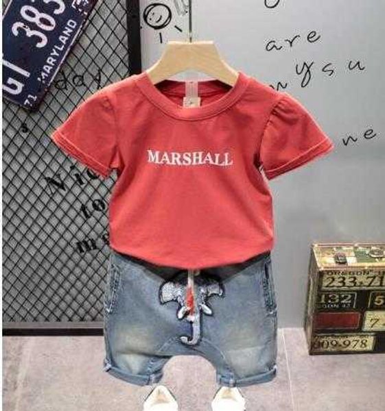 

s boy girl set cotton solid color simple sleeve baby suit short infant clothing y, White