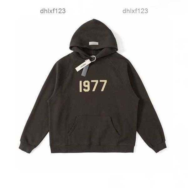 

men's hoodies sweatshirts women's fog double thread ess 1977 flocked digital printing hoodie 1a81pb, White;black