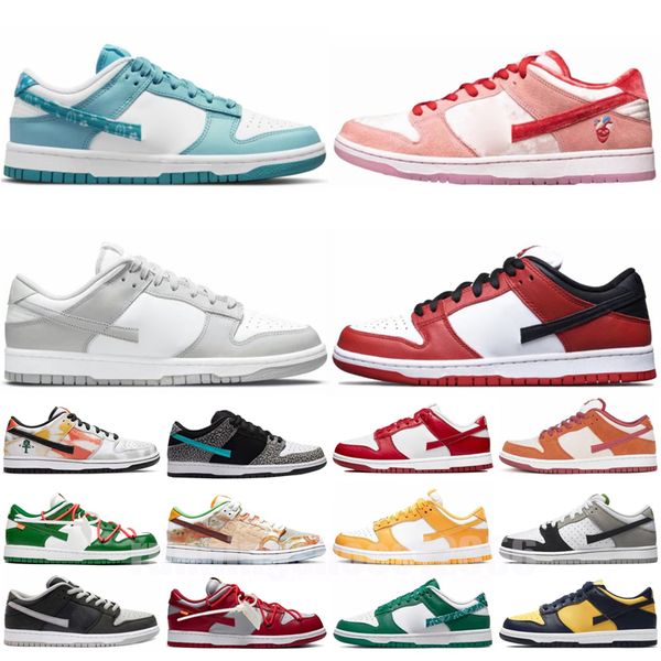 

big size 36-48 men women outdoor skateboard shoes black white grey fog varsity green unc coast syracuse panda pigeon sneakers women trainers