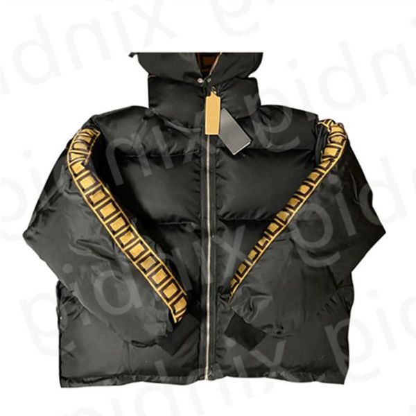 

designer men down jacket winter coats womens wear cotton jackets both sides winters fashion hooded coat pdlih, Black