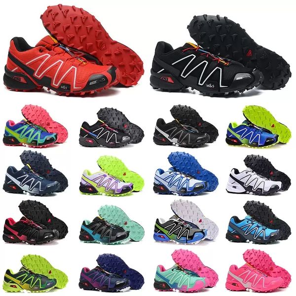 

authentic outdoor cross 3 hiking shoes mens sports sneakers white black pink blue yellow grey red men women trainers jogging walking eur 39-