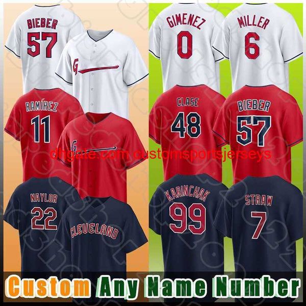 

stitch 11 jose ramirez 57 shane bieber baseball andres gimenez jerseys josh naylor eddie rosario ricky vaughn emmanuel clase owen miller osc, Black