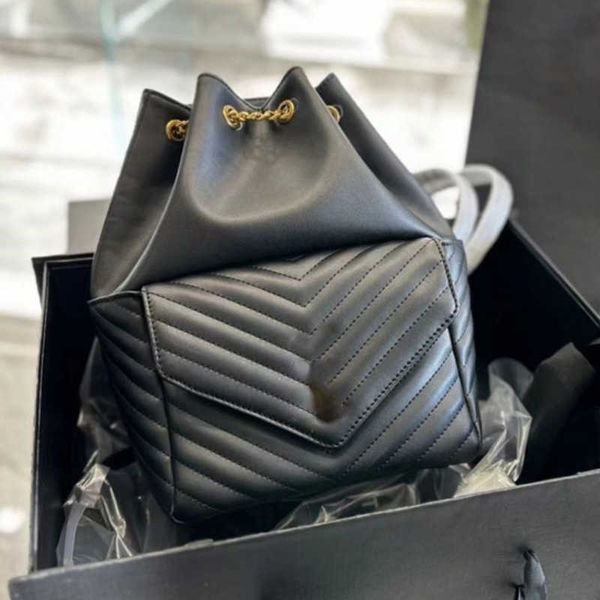 

luxury chain backpack women shoulder purse designer handbag fashion bag large capacity bucket hobo bags unisex