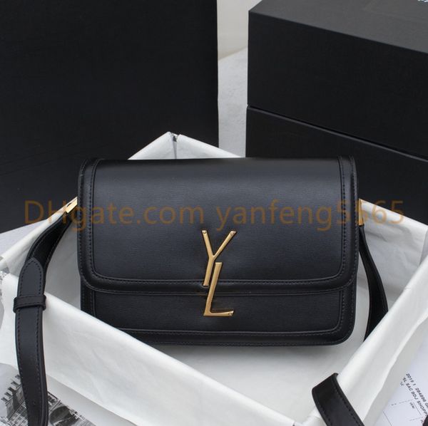 

21new independent design solferino box bag blue valley old flower embossed make-up box bag female 2021 new postman bag single shoulder messe