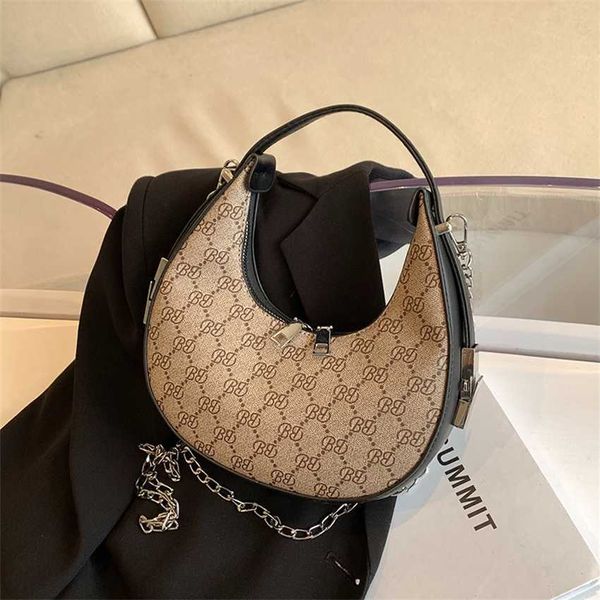 

50% off outlet online sale crescent moon personalized summer delicate messenger small armpit single shoulder chain bag