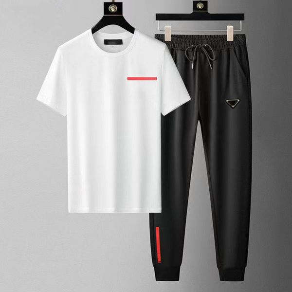 

men's tracksuits t shirt set designer tracksuit sportswear fashion jacket sweater womens men's sweatshirts t-shirt pants suit men&, Gray