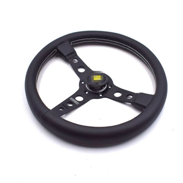 

14inch/350mm for momo prototipo style pu leather racing sport steering wheel