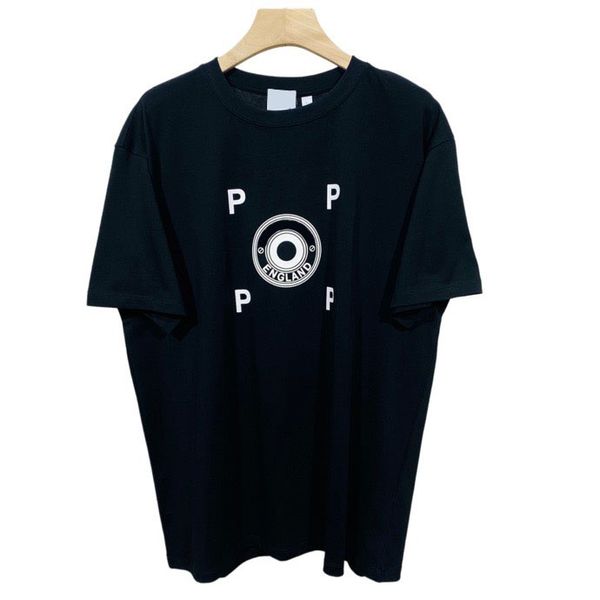 

men's plus tees & polos round neck embroidered and printed polar style summer wear with street pure cotton 1fyhq1, Black;brown
