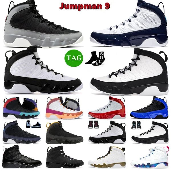 

9 9s men basketball shoes fire red chile red particle grey university gold anthracite unc mens trainer outdoor sneakers