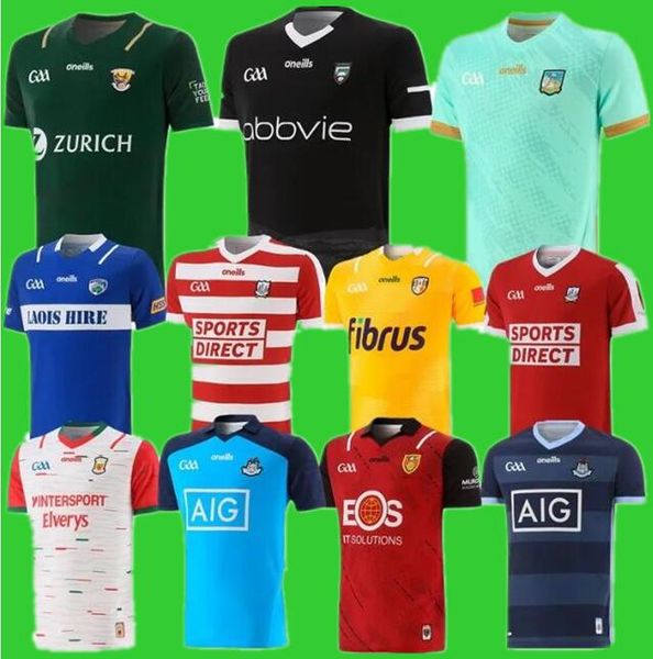 

2023 limerick cork dublin gaa jerseys 22 23 down louth antrim wexford wicklow laois mayo hurling derry westmeath home away shirt, Black;yellow