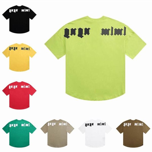 

men's t shirts tshirts summer mens womens designers t shirts loose palms tees fashion brands man s casual shirt luxurys clothing sh vwt, White;black