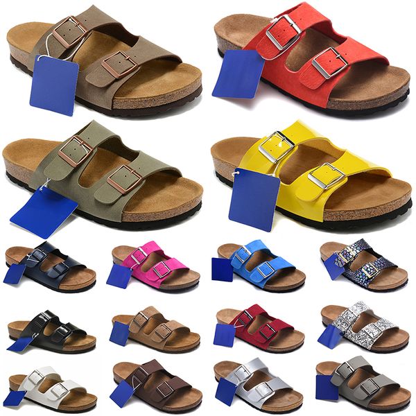 

birks sandals arizona slides men women slippers birko-flor nubuck leather suede clogs mocha black white grey brown pink beach shoes outdoor