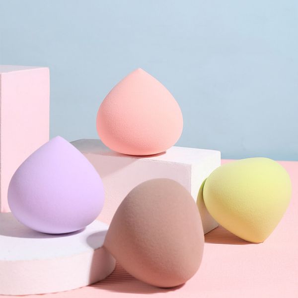 

wholesale makeup sponges applicators cotton with box can peach shape large size fashion cosmetic powder foundation puff