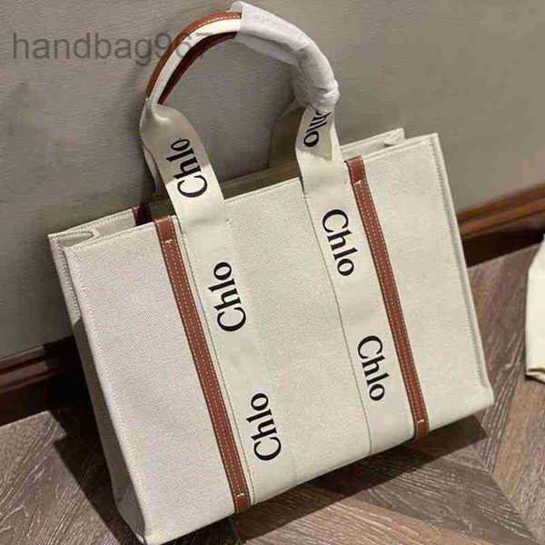 

canvas woody designer bags 2023 cloe totes tote bag women's fashion handbag printed letter shopping large capacity versatile tote fash