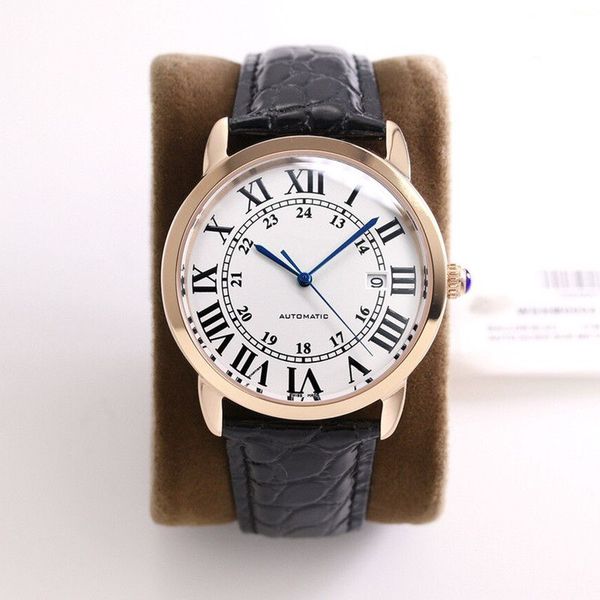 

automatic watch 42mm dial 316l case sapphire waterproof mechanical movement watch, Slivery;golden
