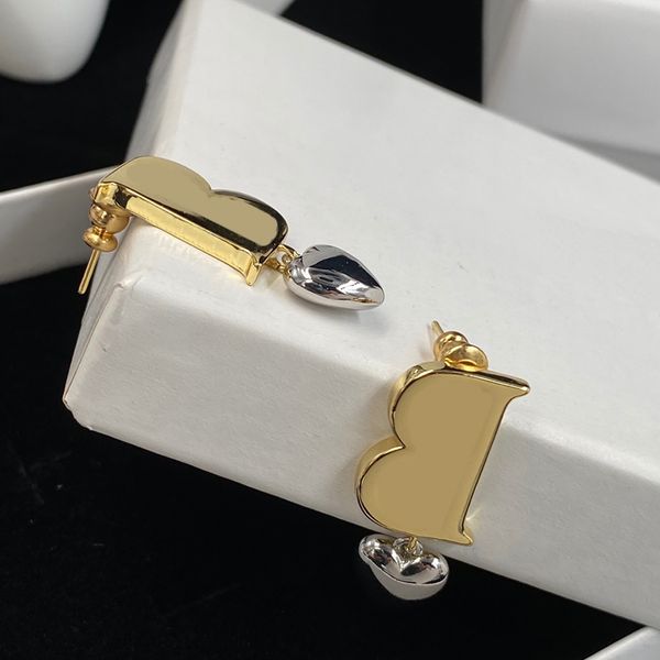 

fashion earrings for women love heart pendants earring studs designer golden letter b jewelrys luxury hoop earring rings wedding 2302135bf, Golden;silver