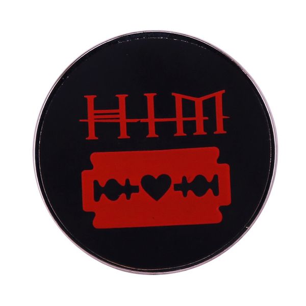 

h.i.m album razorbalade romance brooch badge cute anime movies games hard enamel pins collect metal cartoon brooch backpack hat bag collar l, Blue