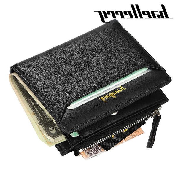 

luxury brand men's wallet fashion pu leather short coin purse zipper card holder ultra-thin personality clutch