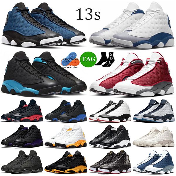 

og 13 mens basketball shoes jumpman 13s university blue del sol brave french blue phantom chicago playoffs red flint lakers obsidian designe