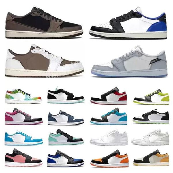 

2022 jumpman low 1 unc basketball shoes 1s mocha men women bred toe twine shattered backboard mens trainer sports sneakers without box 36-44