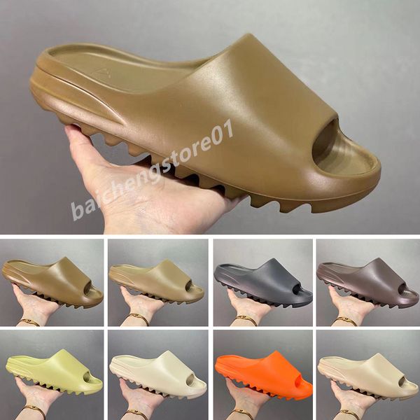 

release runner shoes sandals slippers triple black white foam trainers total slide resin desert sand sneaker orange bones sneakers b8