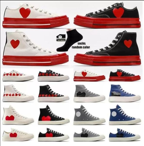 

2023 classic casual men womens 1970 canvas shoes star sneaker chuck 70 chucks 1970s big eyes red heart shape platform jointly name sneakers
