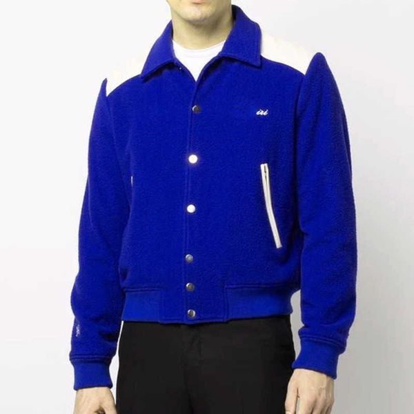 

fashion zipper jacket thick cotton cardigan coat designer jackets splicing printed sportswear men women loose bomber jacket, Black;brown