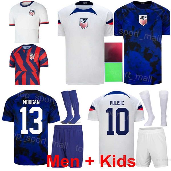 

man kids us soccer weston mckennie jerseys 2022 world cup walker zimmerman timothy weah tyler adams kellyn acosta deandre yedlin football sh, Black;yellow