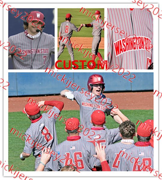

james baseball custom stitched washington state cougars baseball jersey collin montez hylan hall nate swarts will cresswell kyler stancato w, Black