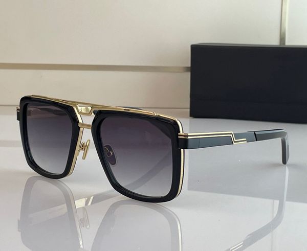 

fashion designer 9104 mens sunglasses plate metal combination square shape glasses outdoor trendy versatile style anti-ultraviolet protectio, White;black