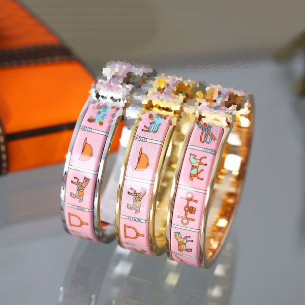 

12mm enamel clic bangle for women charm bracelets, Black