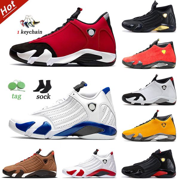 

jumpman 14 hyper royal 14s basketball shoes men gym red toro reverse ferrar yellow candy cane black toe winterized last sred suede j14 train