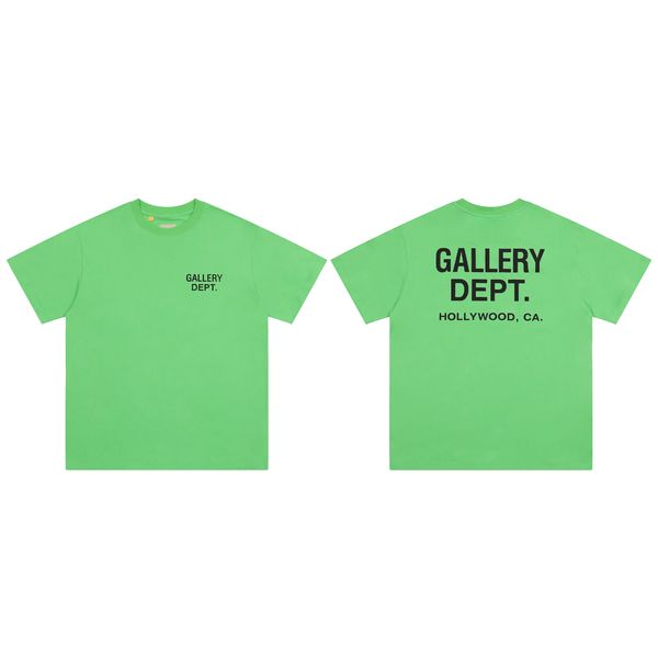 

22ss men's t-shirts galleryse depts t shirts mens women designer galleryes cottons man s casual shirt luxurys clothing street shorts s, White;black