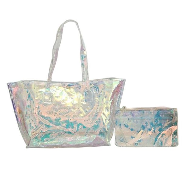 

totes designer bags l bags crossbody symphony transparent tote bag luxury ladies large capacity shoulder bag 2pcs299n