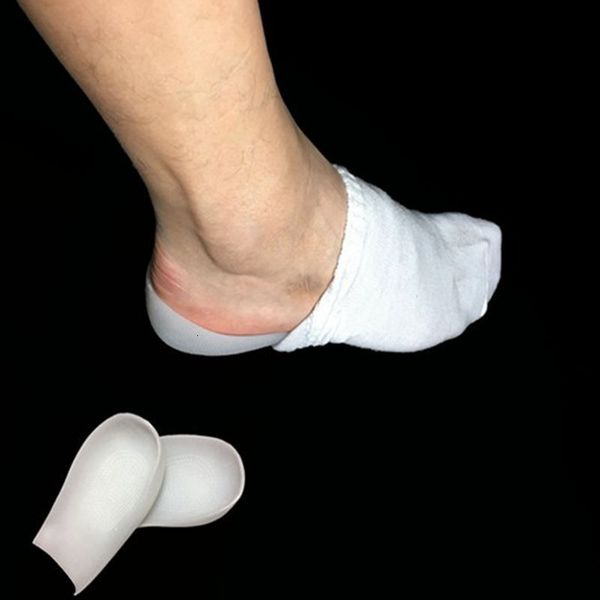 

shoe parts accessories silicone invisible heightening forefoot falt foot high heel arch support insoles pads insert cushion 1pair2pcs bj2633, White;pink